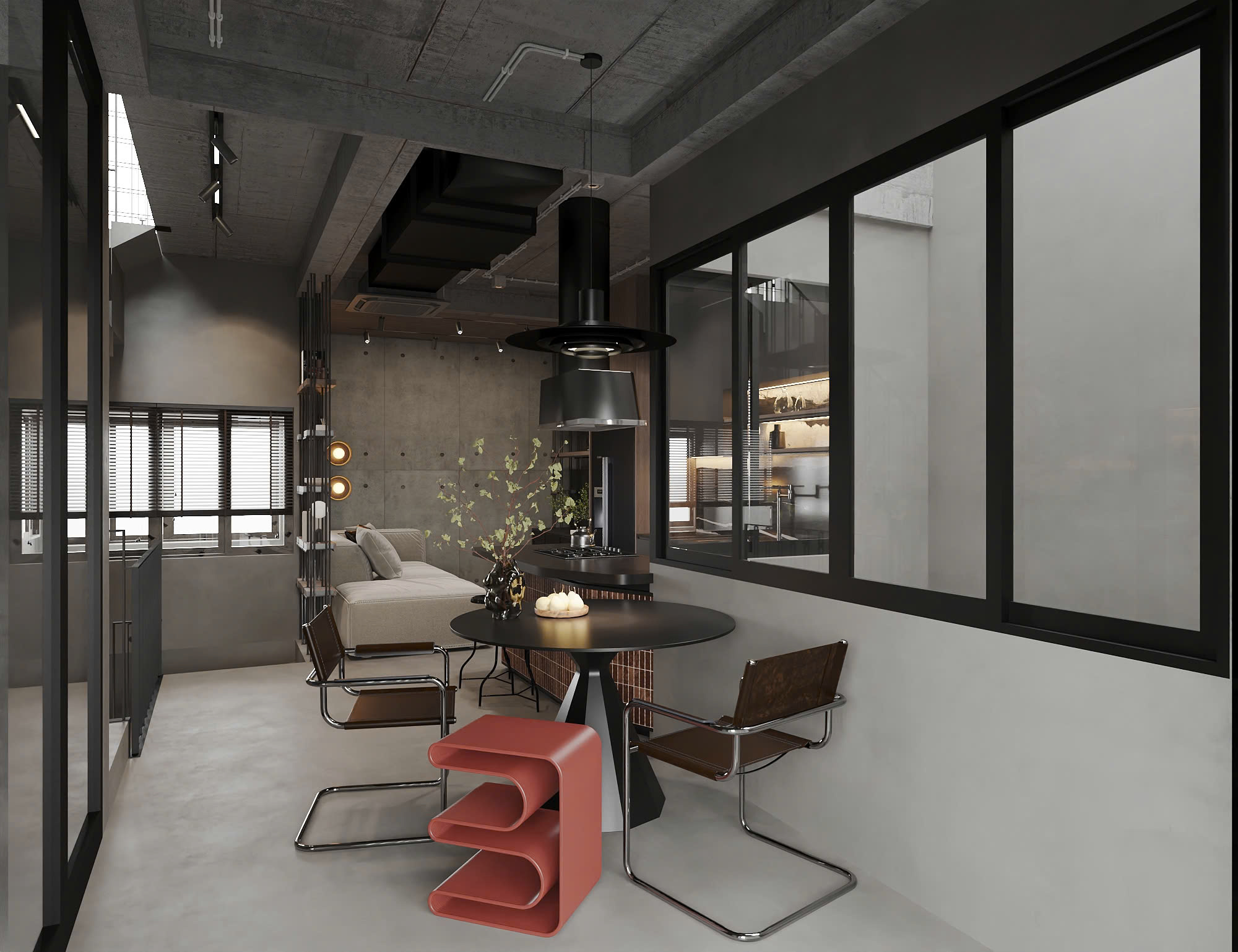 Residence Q.10 — Industrial — góc nhìn 5
